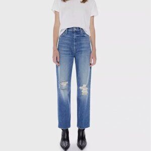 MOTHER SUPERIOR High Waisted Study Hover Denim Jeans Size 27